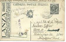 1920 ITALIA PUBBLICITÀ CARTOLINA POSTALE CARTOLERIA COPERTINA PROFUMI LANCIA