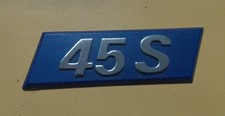 Scritta laterale "45 S" Fiat