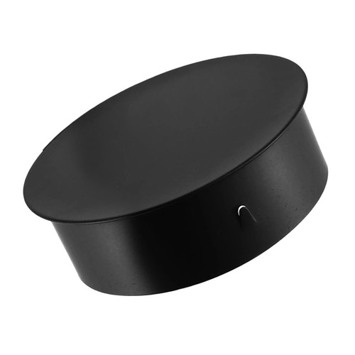 Coperchio tubo stufa nero