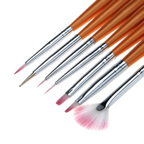 Kit pennellini nail brush - 7,