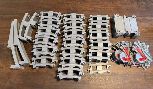 Lego binari treno con - binari,