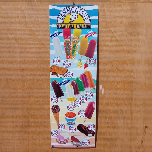 Insegna tabella gelati - insegna,
