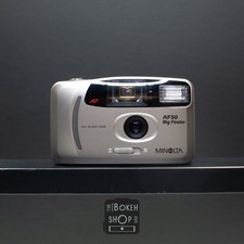 1990s Minolta AF50 Big Finder Appareil Photo Argentique Compact 35mm Révisé