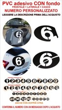 Adesivi vespa giorni - vespa, sei