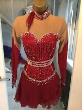 sparkles by Joanne vestito pattinaggio figura ghiaccio bambina 14 anni