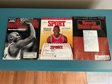 Lotto 3 Michael Jordan Sports Illustrated Magazine 1991 16 febbraio 1998 Sport 1996