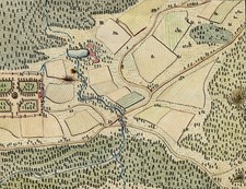 Quadro acquerello mappa
