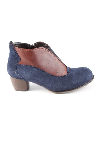 Milano stivaletto con zip - con,