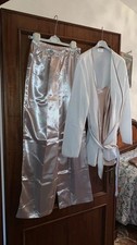 Pigiama donna vestaglia camera parto raso oro donna 46 48 vintage