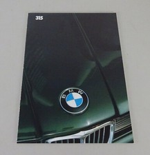 Brochure BMW Serie 3 E21 315