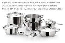 Lagostina batteria pentole - batteria,