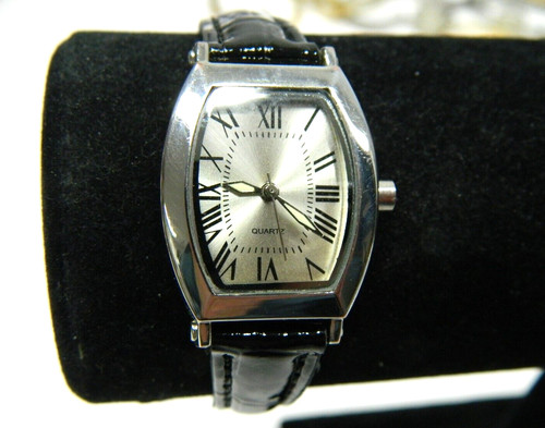 Silver tone roman numeral - tone,
