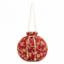 Borsa indiana Potli rossa