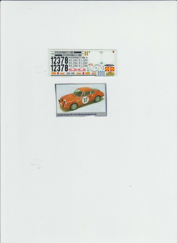 Decal racing43 porsche - 1:43,