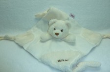 Doudou ours plat blanc ecru - doudou,