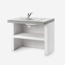 BARBECUE MODELLO MOD. LAVELLO 90X70 GRIGIO (CHIUSO) Palazzetti in giardino