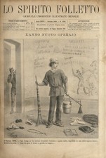 SPIRITO (LO) Folletto. Giornale umoristico illustrato mensile. Anno XXIII: 1883.