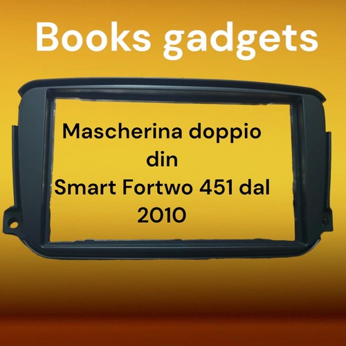 Mascherina autoradio doppio - mascherina,