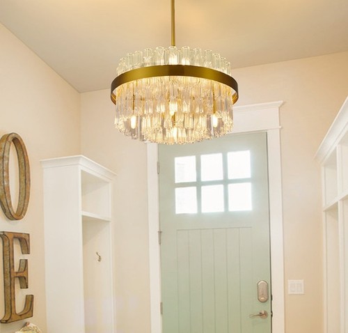 Lampadario cristallo oro - , cm