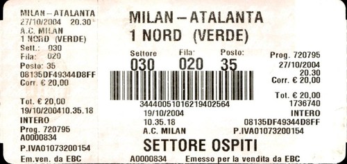 Biglietto stadio milan - stadio,