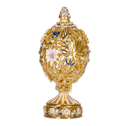 Uovo intagliato faberge con - intagliato,