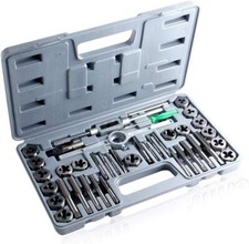 KIT FILIERA 40 PZ  MASCHI E FEMMINE KIT FILIERE 40 PZ IN VALIGIA