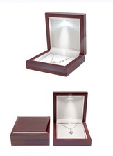 Scatola di legno lampada LED