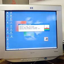 ULTRA RARE Monitor HP p1130 TRINITRON 21" CRT 2048X1536 .24mm