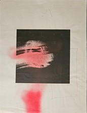 Jochen Gerz, Aerografo Su Carta, 1969, 66x50 Cm.