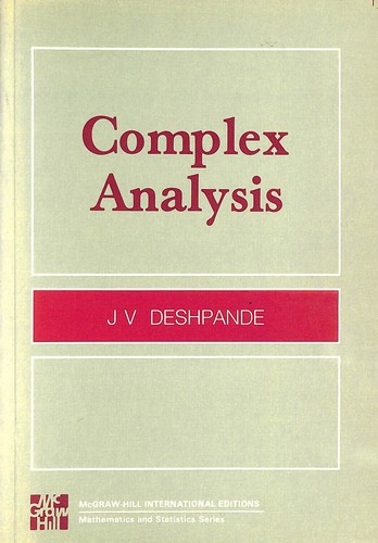 Complex analysis deshpande - complex, by