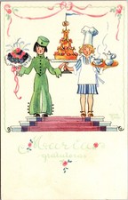 Cartolina Svezia Maria Day