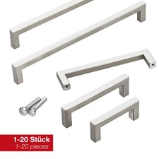 Maniglie per mobili quadrate in vero acciaio inox maniglia ad asta maniglie da cucina maniglie per armadi maniglie