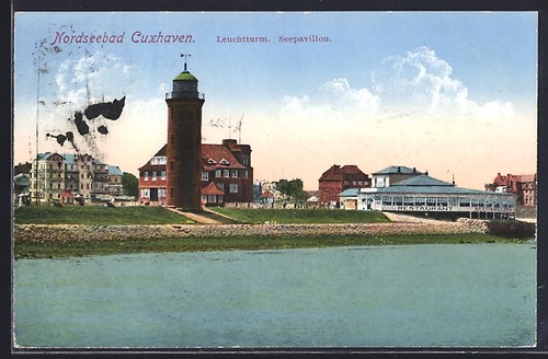 Cuxhaven faro padiglione - cuxhaven,,