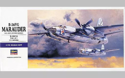 Hasegawa 26f g marauder - 1/72, b-26f/g