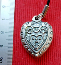 Pendaglio Devozionale a forma di Cuore apribile traforato- regalo Natale