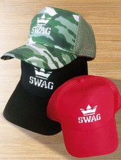 CAPPELLO SNAPBACK ACCESSORI SWAG VISIERA CURVA CON RETINA PRIMAVERA ESTATE UOMO