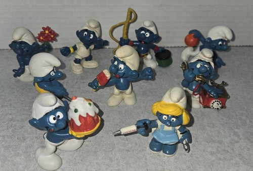 Figurine puffo vintage - figurine,