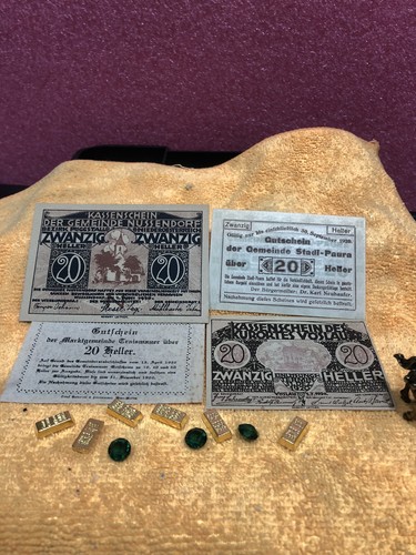 Banconote austria anni 1920 - austria,