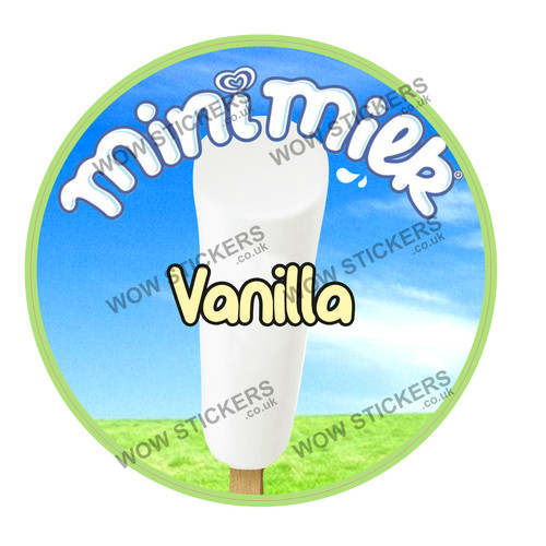 Adesivo furgone gelato mini