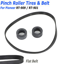 Per Pioneer RT-909 RT-901 Kit Ricambio Pneumatici Pinch Roller e Cinghia Bobina a Bobina
