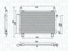 CONDENSATORE RADIATORE ARIA