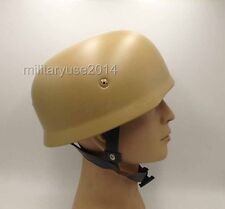 Elmetto in acciaio M38 Paracadutista tedesco seconda guerra mondiale da collezione MUD fodera in pelle