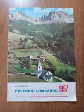 POLENGHI LOMBARDO Lodi calendario 1957 serie Dolomiti