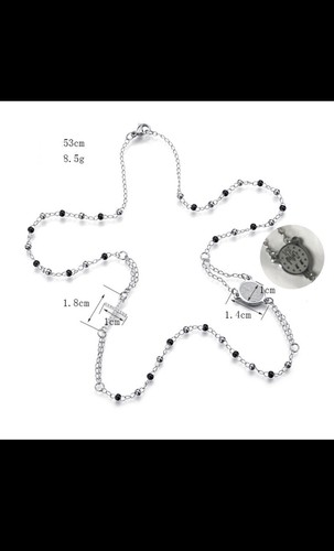 Collana girocollo rosario - collana,