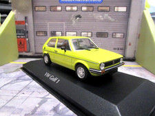 VW Volkswagen Golf MKI 1 GL giallo giallo 1980 Maxichamps Minichamps 1:43