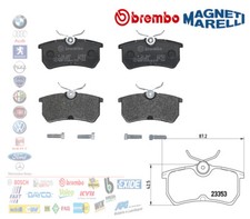 PASTIGLIE FRENO POSTERIORI per