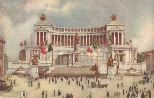 Roma italia monumento - -, a