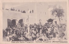 CONTRADA PIANGEVINO (MONOPOLI) FESTA ALLA CASINA 1929