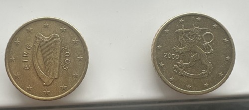 2 monete 50 cent - monete,