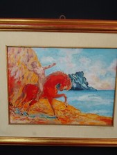  ALIGI SASSU Cavallo di Gloria ceramica serigrafata 173/1500 con certificato 